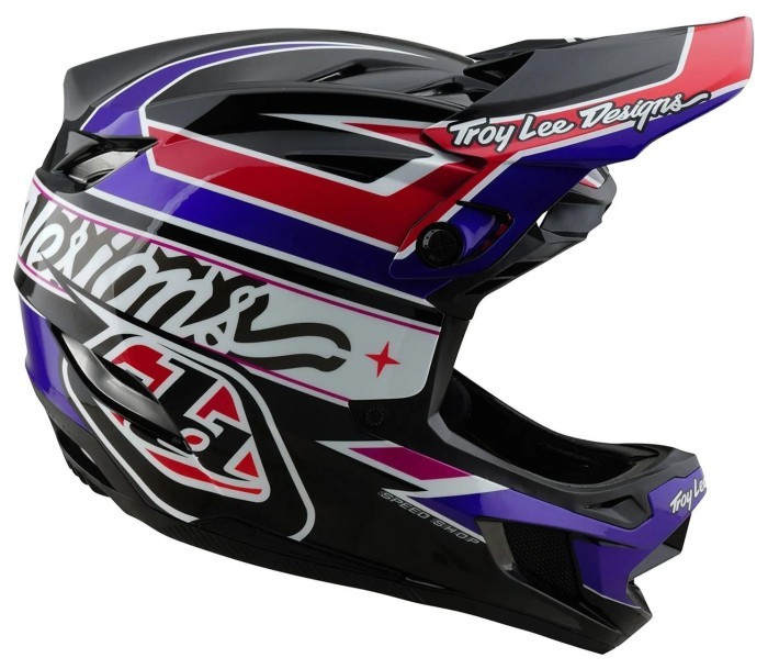 Вело шолом TLD D4 POLYACRYLITE HELMET; LINEAR [BLACK] L