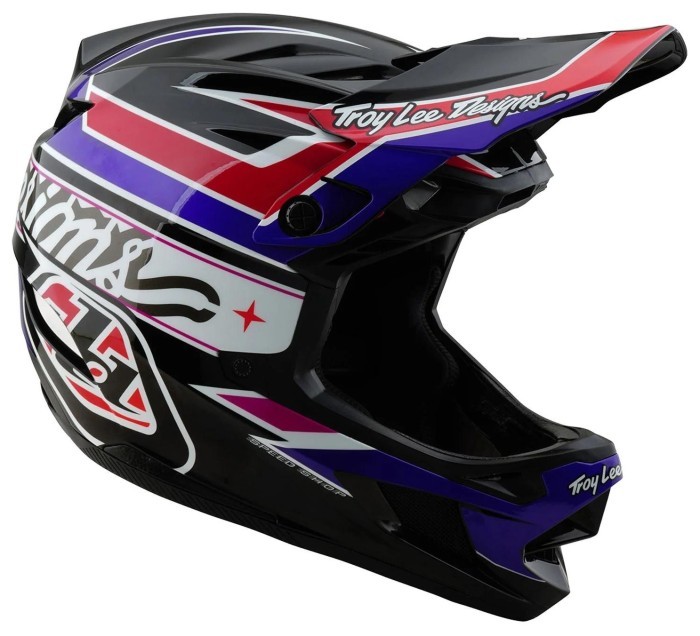 Вело шолом TLD D4 POLYACRYLITE HELMET; LINEAR [BLACK] L