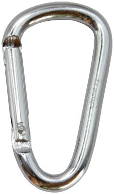 Набір карабінів алюмінієвих сувенірних Трамп 10 шт 6 см без муфти silver UTRA-300