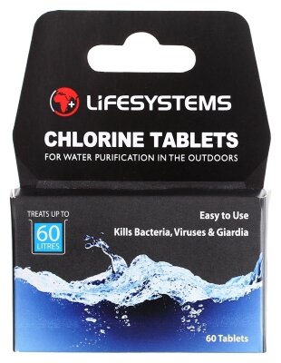 Таблетки для дезінфекції води Lifesystems Chlorine