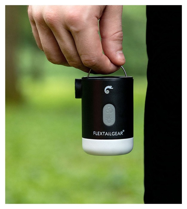 Насос-ліхтар-powerbank кемпінговий Flextail Max Pump 2 Pro, чорний