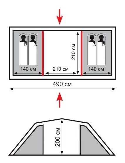 Намет Totem Hurone 4 (V2)