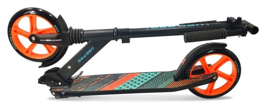 Самокат USD PRO Explorer Black Orange (UES20U1S)