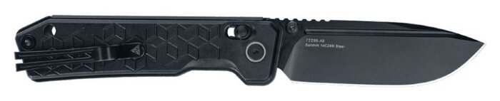 Ніж складаний SRM Rubik 7228B-AB2, чорний