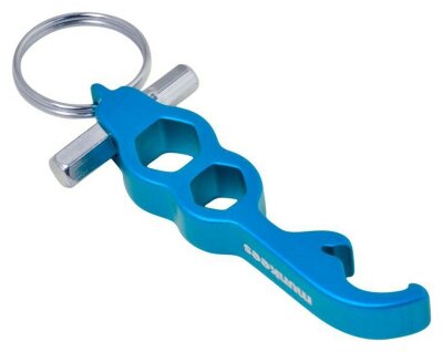 Munkees 3413 брелок-відкривачка Hex Tool blue