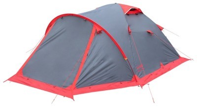 Намет Tramp Mountain 3 (V2) сірий/червоний (TRT-023)