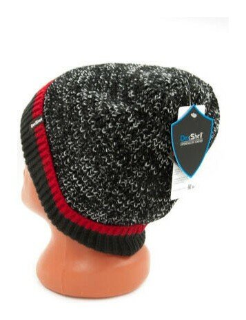 Шапка водонепроникна Dexshell, р-р S/M (56-58 см), з червоною смужкою