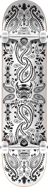 Скейтборд Speed Demons Bandana Complete (8" - Bandana Black/White)