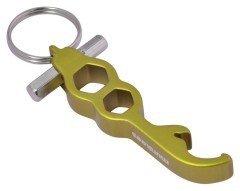 Munkees 3413 брелок-відкривачка Hex Tool green