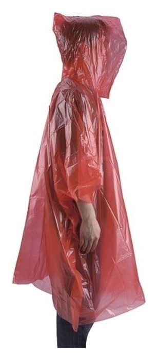 Пончо AceCamp Emergency Rain Poncho red