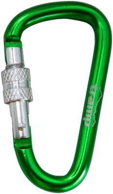 Набір карабінів алюмінієвих сувенірних Трамп 10 шт 7 см з муфтою green UTRA-302