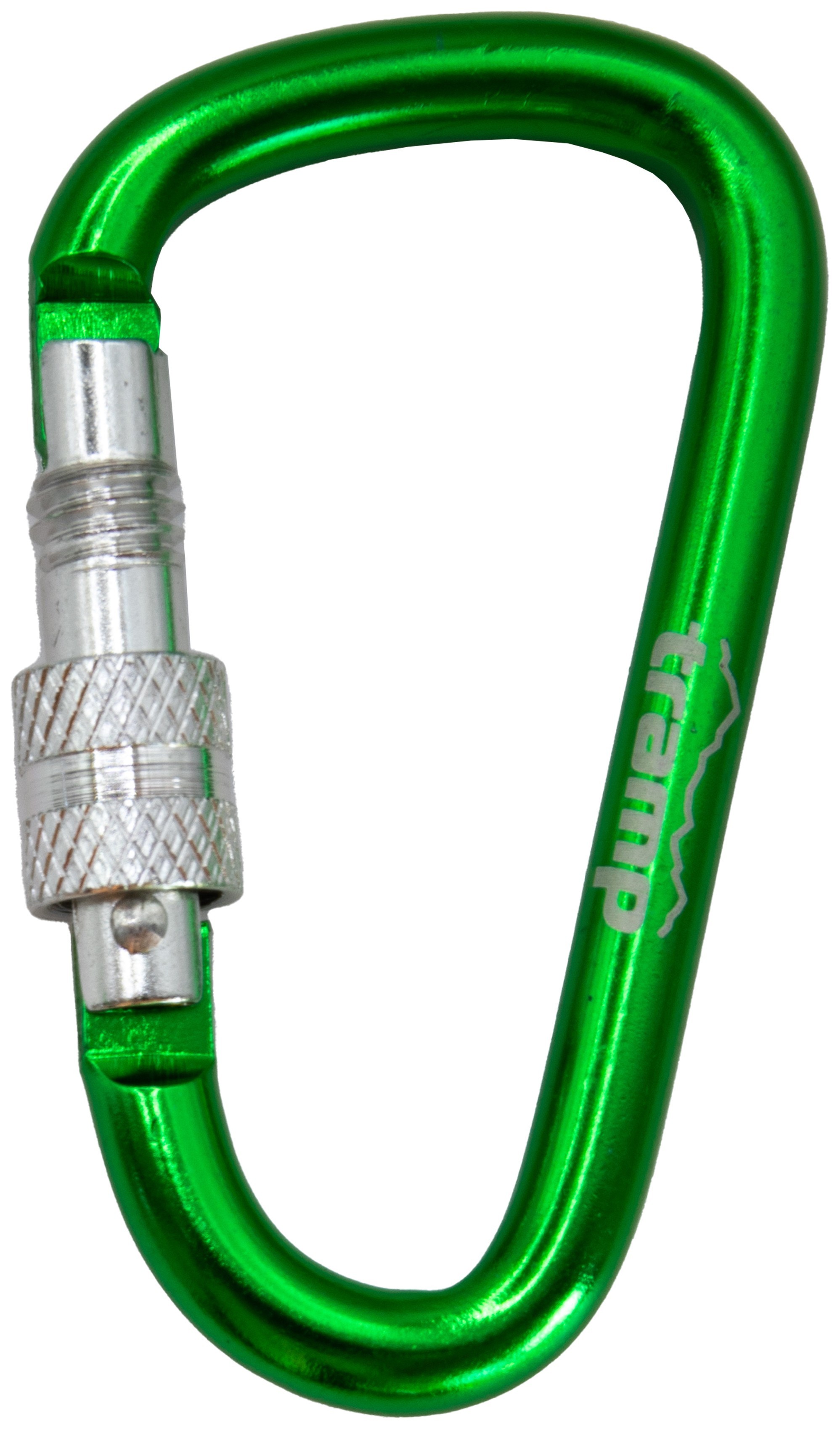 Набір карабінів алюмінієвих сувенірних Трамп 10 шт 7 см з муфтою green UTRA-302