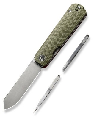 Ніж складаний Civivi Sendy Milled Green/Red C21004B-1