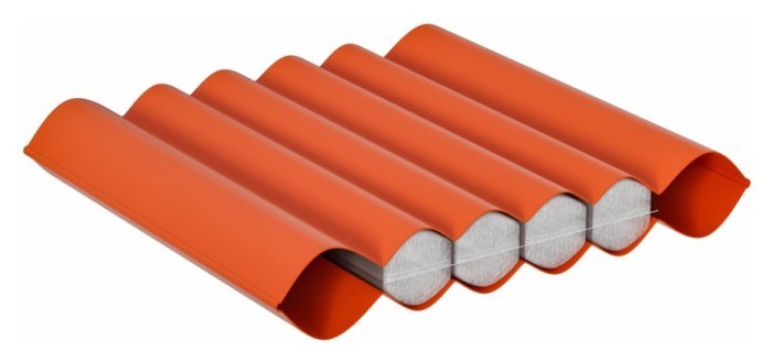 Сидушка надувна Flextail Zero Seat R02, 70 мм, помаранчева