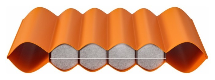 Сидушка надувна Flextail Zero Seat R02, 70 мм, помаранчева