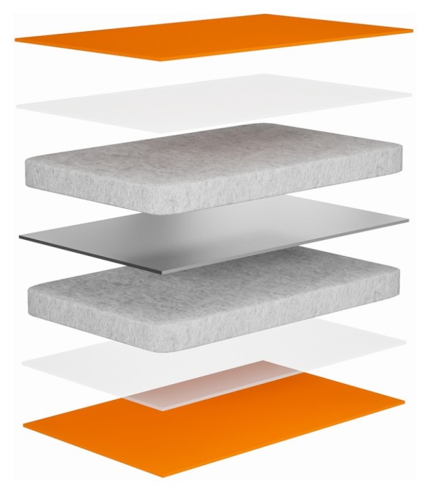 Сидушка надувна Flextail Zero Seat R02, 70 мм, помаранчева