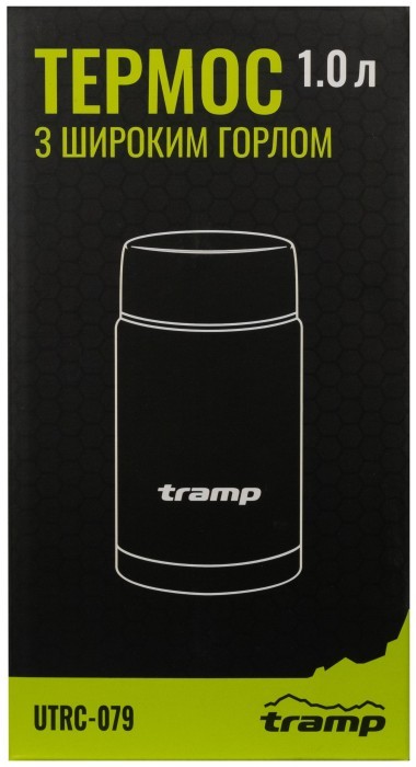 Термос Tramp з широким горлом 1,0л UTRC-079