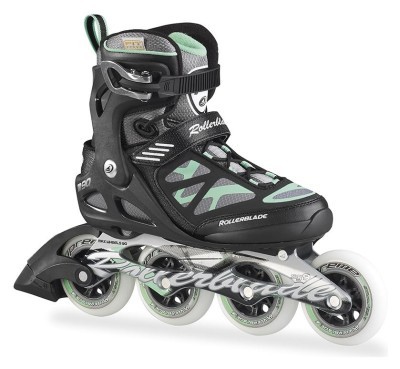 Роликові коньки для дорослих Rollerblade MACROBLADE 90 W 37 (6.5US) 235мм Black/light green (07355500 824)