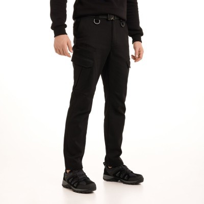 Зимові тактичні брюки чорні Pobedov trousers Tactical ЗИМА 3XL