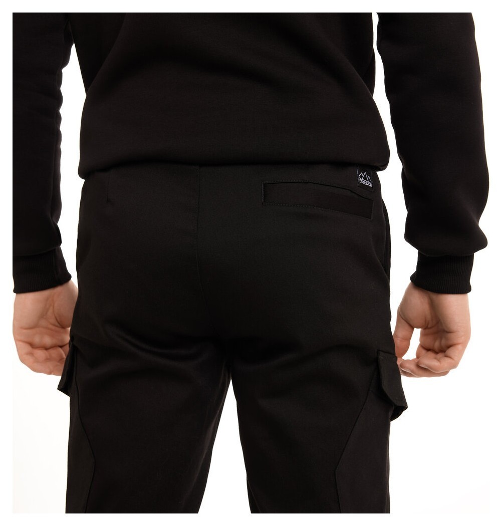 Зимові тактичні брюки чорні Pobedov trousers Tactical ЗИМА 3XL