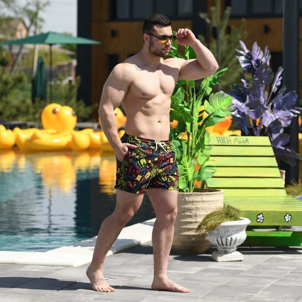 Плавальні шорти чоловічі Pobedov Pool day Tigr i oko