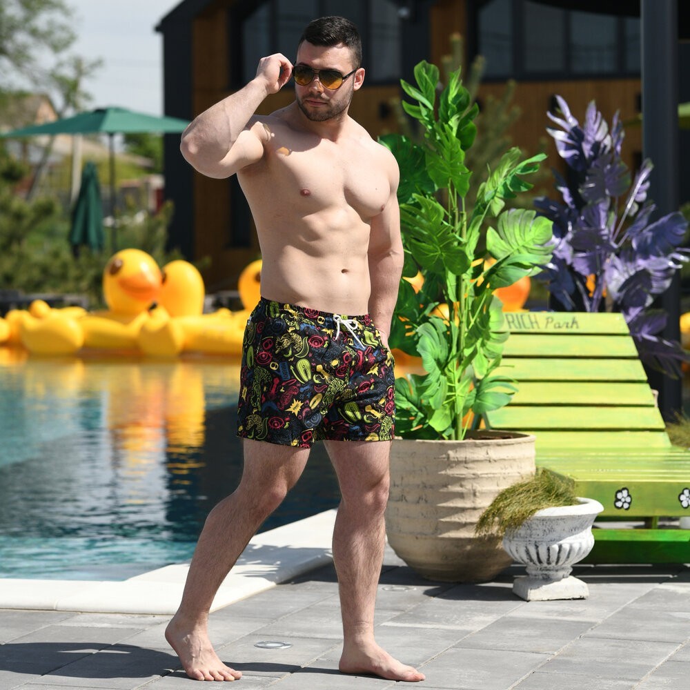 Плавальні шорти чоловічі Pobedov Pool day Tigr i oko