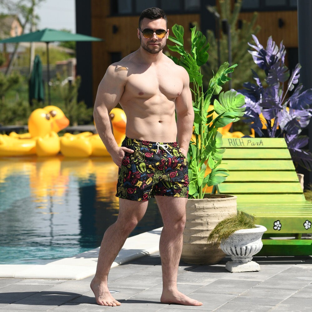 Плавальні шорти чоловічі Pobedov Pool day Tigr i oko