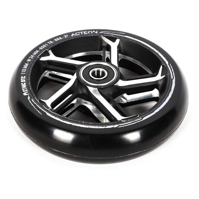 Колесо для трюкового самоката Ethic Acteon Pro 110мм x 24мм - Black Raw