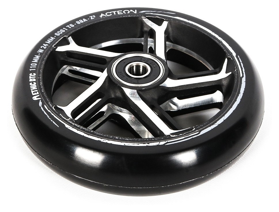 Колесо для трюкового самоката Ethic Acteon Pro 110мм x 24мм - Black Raw