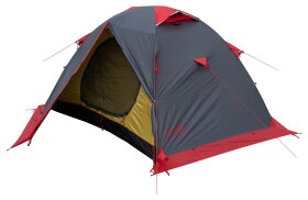 Намет Tramp Peak 2 (V2) сірий/червоний (TRT-025)