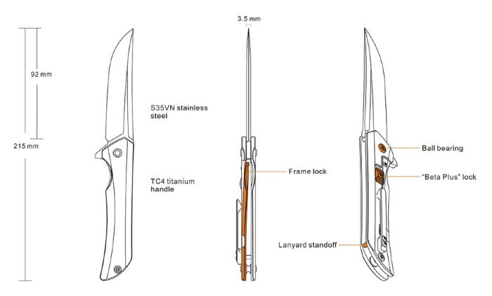 Ніж складаний Ruike M121-TZ