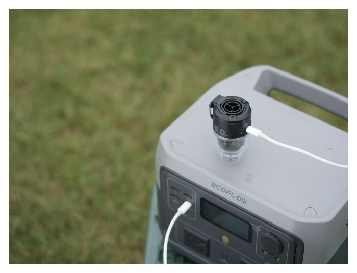 Насос-ліхтар кемпінговий Flextail Max Pump 3, чорний