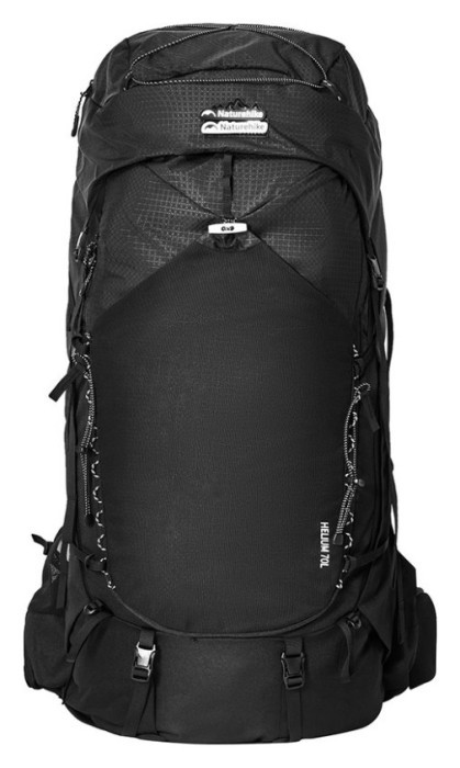 Рюкзак туристичний Naturehike Helium CNK2450XB014, 70 л, чорний, M
