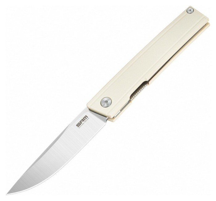 Ніж складаний SRM Gent 401LC-GT, білий