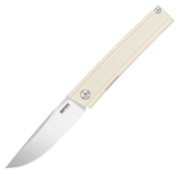 Ніж складаний SRM Gent 401LC-GT, білий