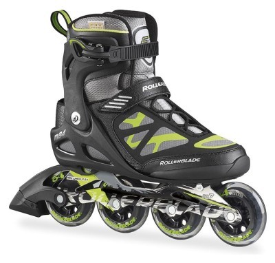 Роликові коньки для дорослих Rollerblade MACROBLADE 84 M 41 (8.5US) 265мм Black/green (07501400 T83)