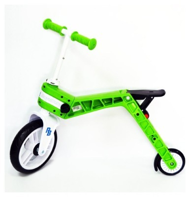 Беговел-самокат Real Baby, зелений