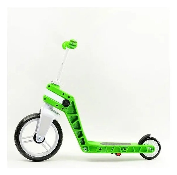 Беговел-самокат Real Baby, зелений