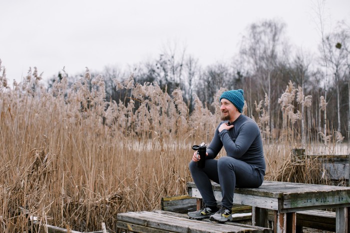 Термобілизна чоловіча Tribe Microfleece (футболка+штани) T-KA-0015-grey, T-KA-0015-grey-XL