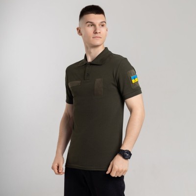 Легке тактичне літнє чоловіче хакі поло Pobedov Royal Військове