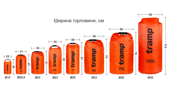 Гермомішок TRAMP PVC Diamond Ripstop 70л UTRA-209