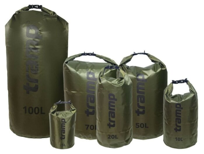 Гермомішок TRAMP PVC Diamond Ripstop 25л UTRA-118, Помаранчевий