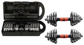 Гантелі хромовані (розбірні) 2*7,5=15кг Bavar Sport