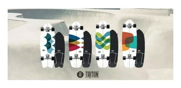 CARVER X TRITON Surf Skate 30" серфскейт - SPECTRAL