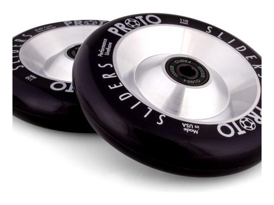 Колеса для трюкового самокату Proto Full Core Slider Pro Scooter Wheels 2-Pack 110mm - Silver