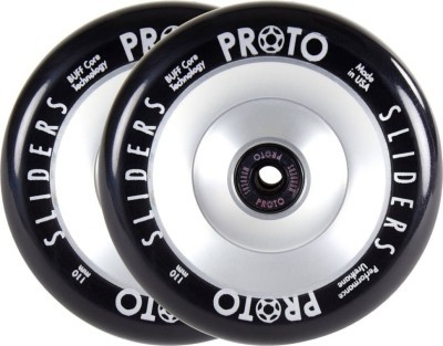 Колеса для трюкового самокату Proto Full Core Slider Pro Scooter Wheels 2-Pack 110mm - Silver