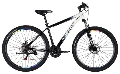 Велосипед ST 27.5" SPACE MARS DD FR рама-17" чорний з білим 2026