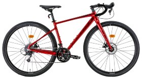 Велосипед 28" Leon GR-90 DD 2022 (червоний з чорним)