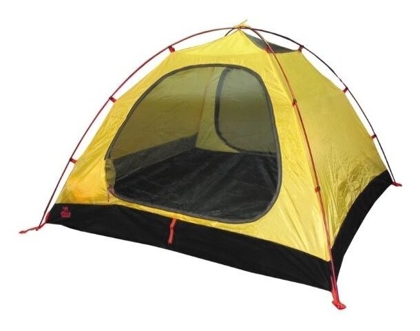 Намет Tramp ROCK 3 (V2) сірий/червоний (TRT-028)