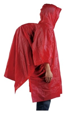 Пончо AceCamp Vinyl Rain Poncho red
